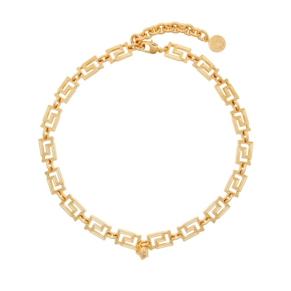 VERSACE Gold Grecamania Necklace
